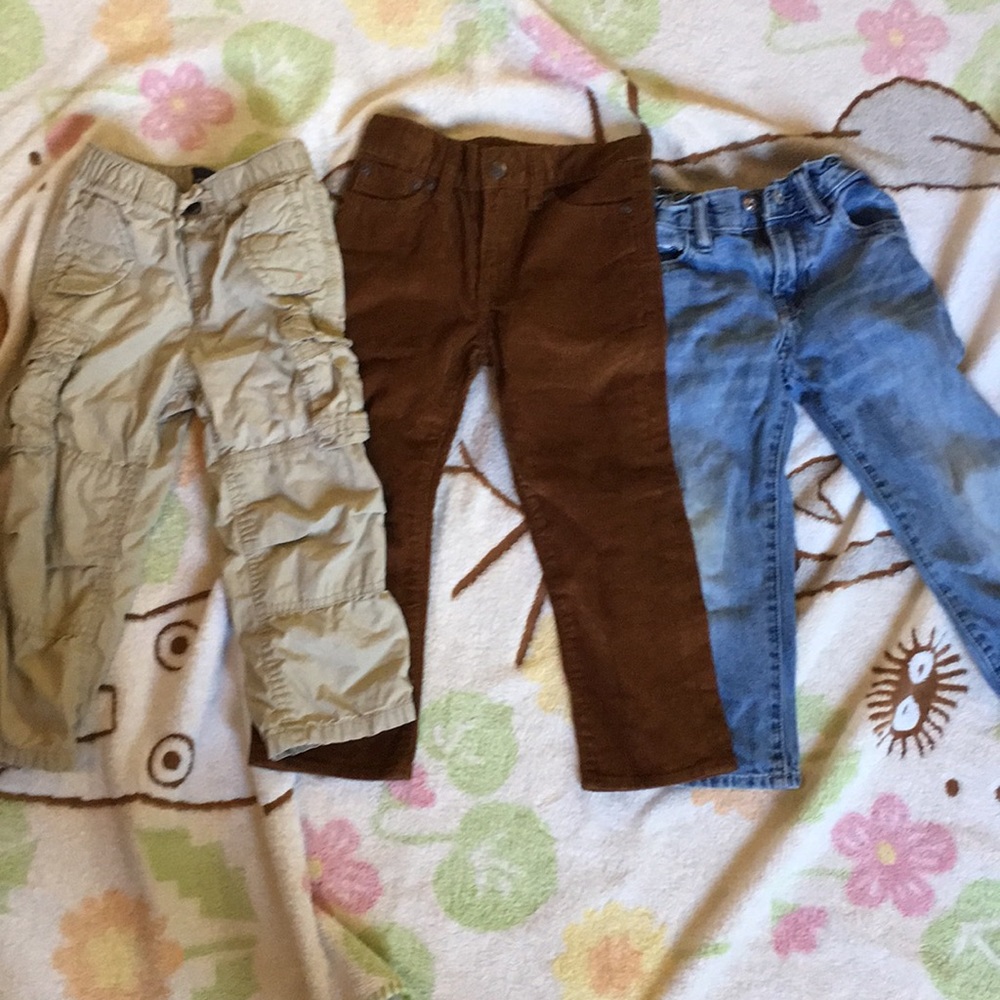 3 pairs gap sz 3T boys pants